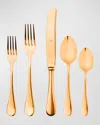 Mepra Brescia Oro 5-piece Flatware Set In Gold