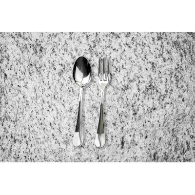Mepra Brescia Serving Set (fork And Spoon) In Stainless