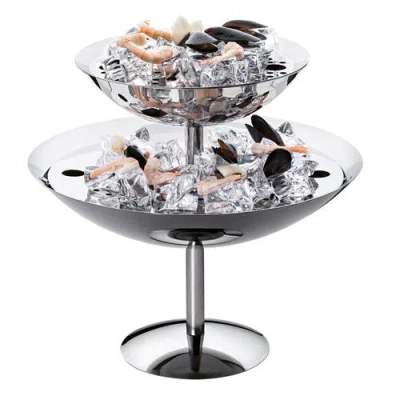 Mepra Bretone Round Seafood Stand In Silver