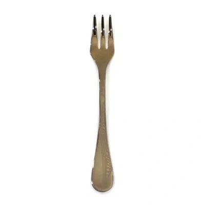 Mepra Caccia Cake Fork - 48 Pieces In Bronzo