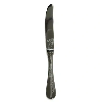 Mepra Caccia Dessert Knife In Oro-nero