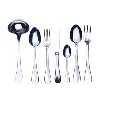 Mepra Caccia Flatware Set - 51 Pieces In Silver