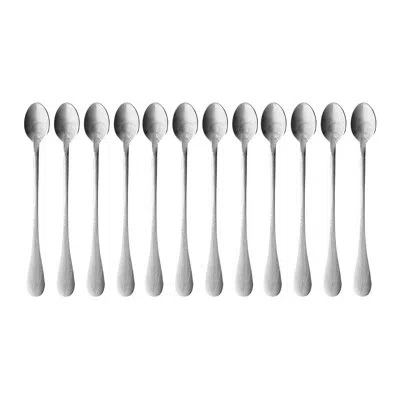 Mepra Caccia Ice Tea Spoon - 12 Pieces - Black Gold