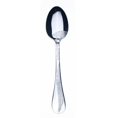 Mepra Caccia Serving Spoon In Silver