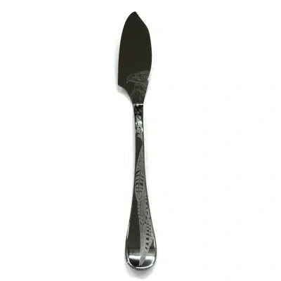 Mepra Caccia Table Fish Knife - 48 Pieces In Oro-nero