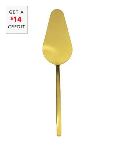 Mepra Cake Server With $14 Credit In Gold