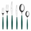 Mepra Caramella Flatware Set In Green