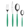 Mepra Caramella Flatware Set In Green