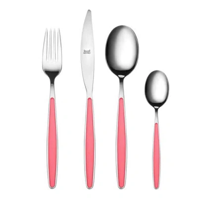 Mepra Caramella Flatware Set In Pink