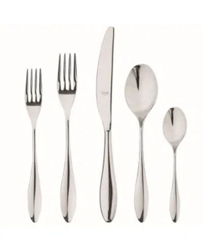 Mepra Carinzia Flatware Set, 20 Pieces In Silver-tone