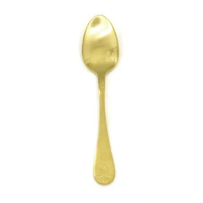 Mepra Casablanca Coffee Spoon - 12 Pieces In Ice Gold