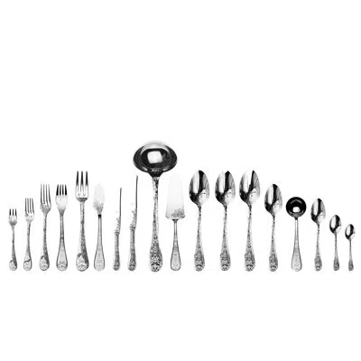 Mepra Casablanca Flatware Set - 151 Pieces - Stainless Steel
