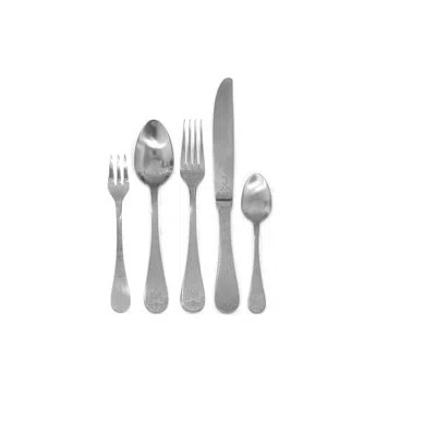 Mepra Casablanca Flatware Set With Cake Forks- 30 Pieces - Ice