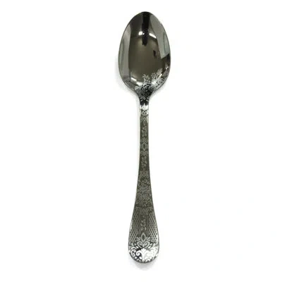 Mepra Casablanca Serving Spoon - 48 Pieces In Oro-nero