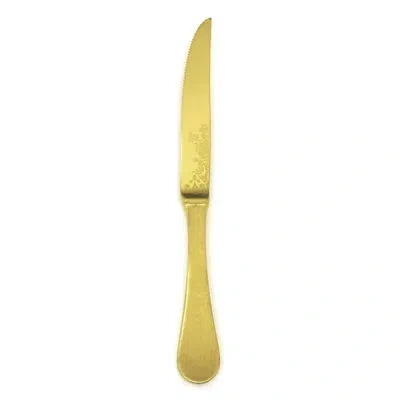 Mepra Casablanca Steak Knife - 12 Pieces In Ice Gold