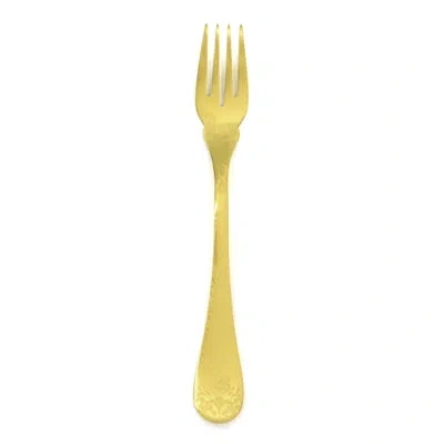Mepra Casablanca Table Fish Fork - 12 Pieces In Ice Gold