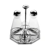 Mepra Cellini Cruet Set In Silver