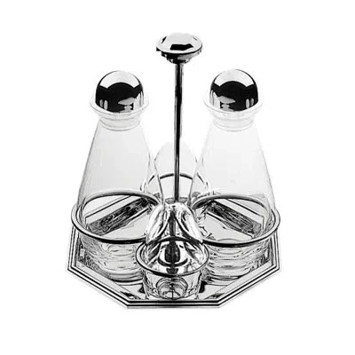 Mepra Cellini Cruet Set In Silver