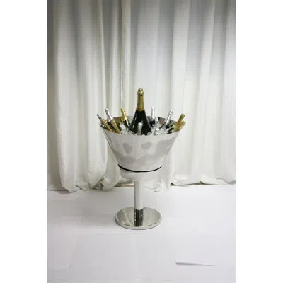 Mepra Champagne Bucket - Logo Priced Based On Artwork; C: 21 Gallons In Silver