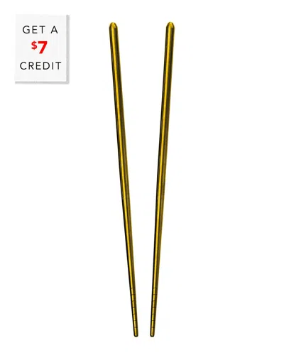 Mepra Chopsticks Set With $7 Credit In Brown
