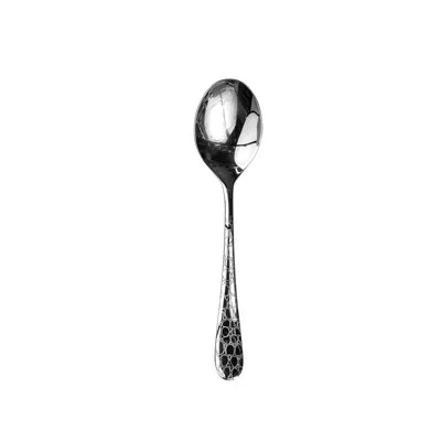 Mepra Coccodrillo Espresso Spoon - 12 Pieces In Silver