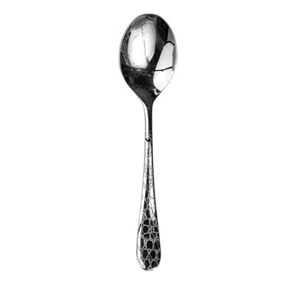 Mepra Coccodrillo Espresso Spoon - 24 Pieces In Silver
