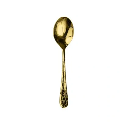 Mepra Coccodrillo Espresso Spoon - 48 Pieces In Oro