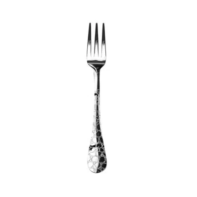 Mepra Coccodrillo Serving Fork - 12 Pieces In Silver