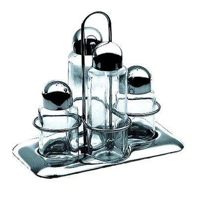 Mepra Coccola Cruet Set In Silver