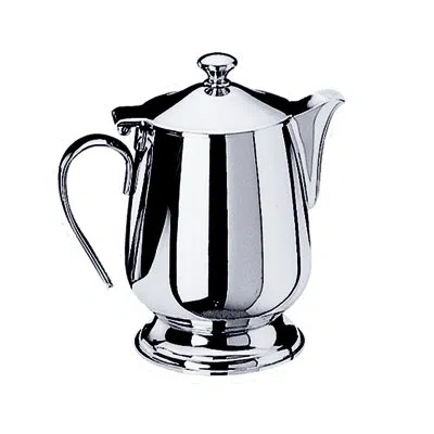 Mepra Coffee Pot With Base; Bombata C: 50-3/4 Oz. In Silver