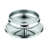 Mepra Cup And Tray In Silver