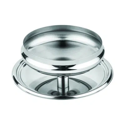 Mepra Cup And Tray In Silver