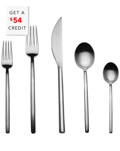 Mepra Cutlery 20pc Set With $54 Credit In Silver