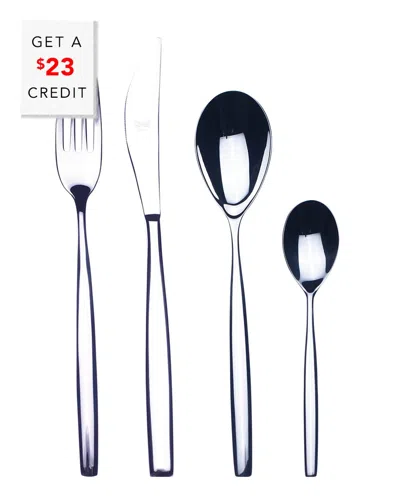 Mepra Cutlery 24pc Set With $23 Credit In Silver