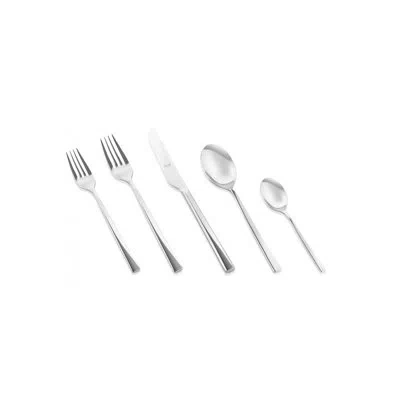 Mepra Cutlery Set 5 Pcs Atena Ice Stainless Steel In Mirror
