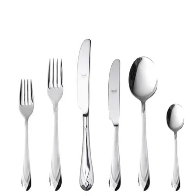 Mepra Diamante Flatware Set - 36 Pieces - Stainless Steel