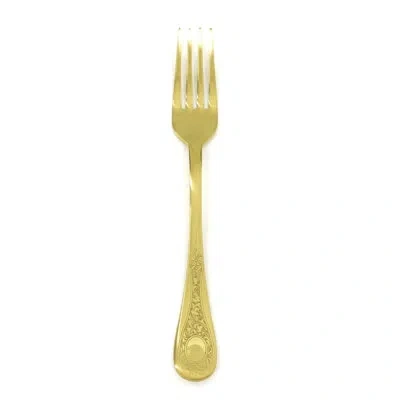 Mepra Diana Dessert Fork - 48 Pieces In Ice Gold