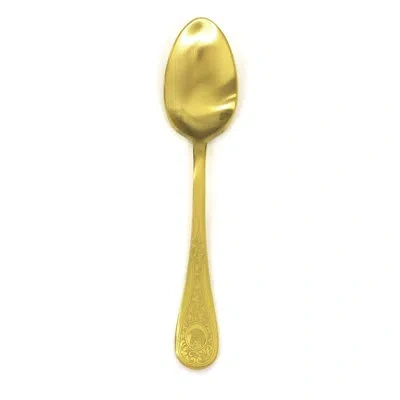 Mepra Diana Dessert Spoon - 48 Pieces In Ice Gold