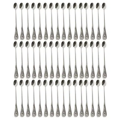 Mepra Diana Ice Tea Spoon - 48 Pieces - Stainless Steel In Silver