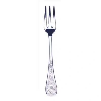 Mepra Diana Serving Fork - 24 Pieces In Silver