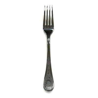 Mepra Diana Table Fork - 24 Pieces In Oro-nero