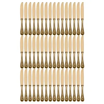 Mepra Diana Table Knife - 48 Pieces - Gold