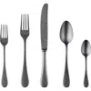 Mepra Distressed 5-piece Place Setting In Black