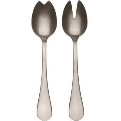 Mepra Distressed Salad Servers In Gray