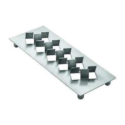 Mepra Divided Serving Dish In Silver