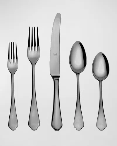 Mepra Dolce Vita 20-piece Flatware Set - Mirror Oro Nero