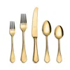 Mepra Dolce Vita Oro Mirrored 20-piece Flatware Set In Gold