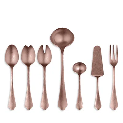 Mepra Dolce Vita 7 Piece Serving Set In Pink