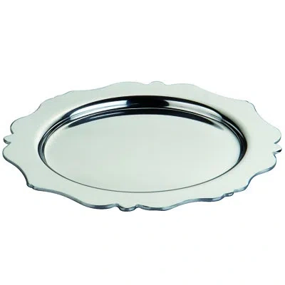 Mepra Dolce Vita Bottle Coaster, 5-1/2" Round In Silver