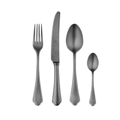Mepra Dolce Vita Cutlery Set In Black